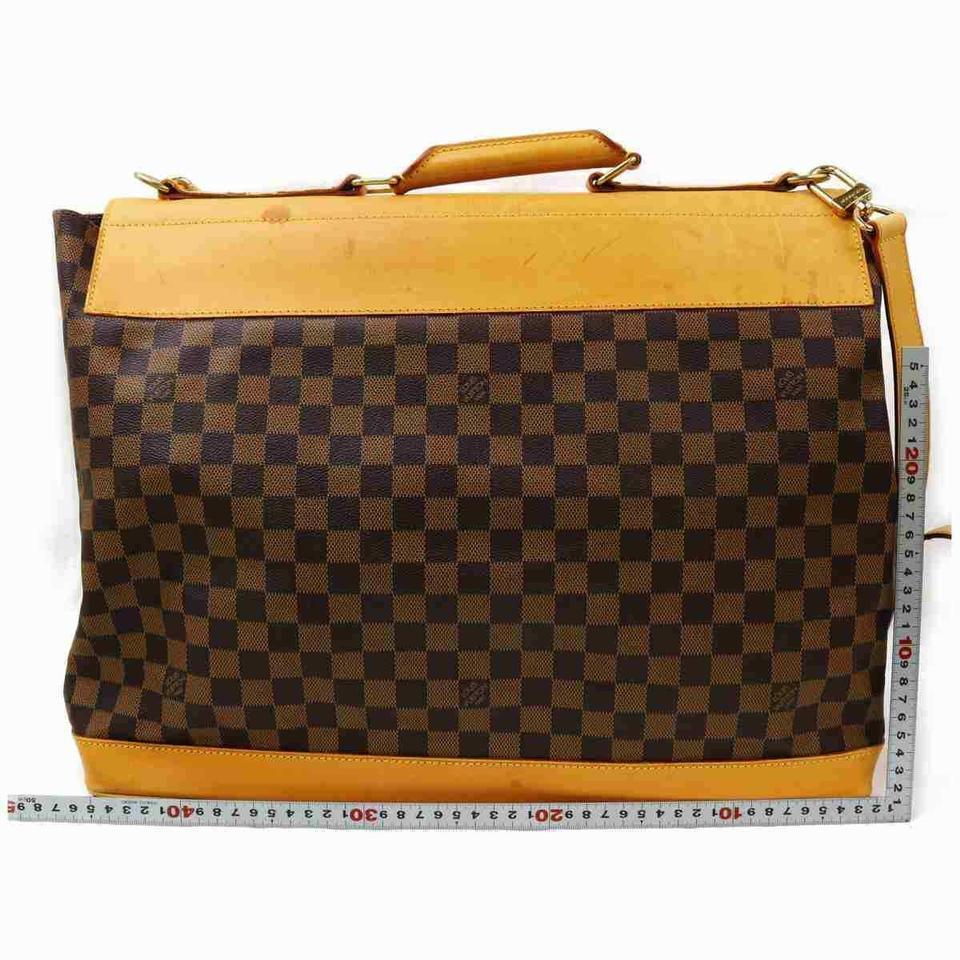 Black Louis Vuitton Damier Centenaire Clipper Bandouliere 2way Suitcase Luggage 7LVL12 For Sale