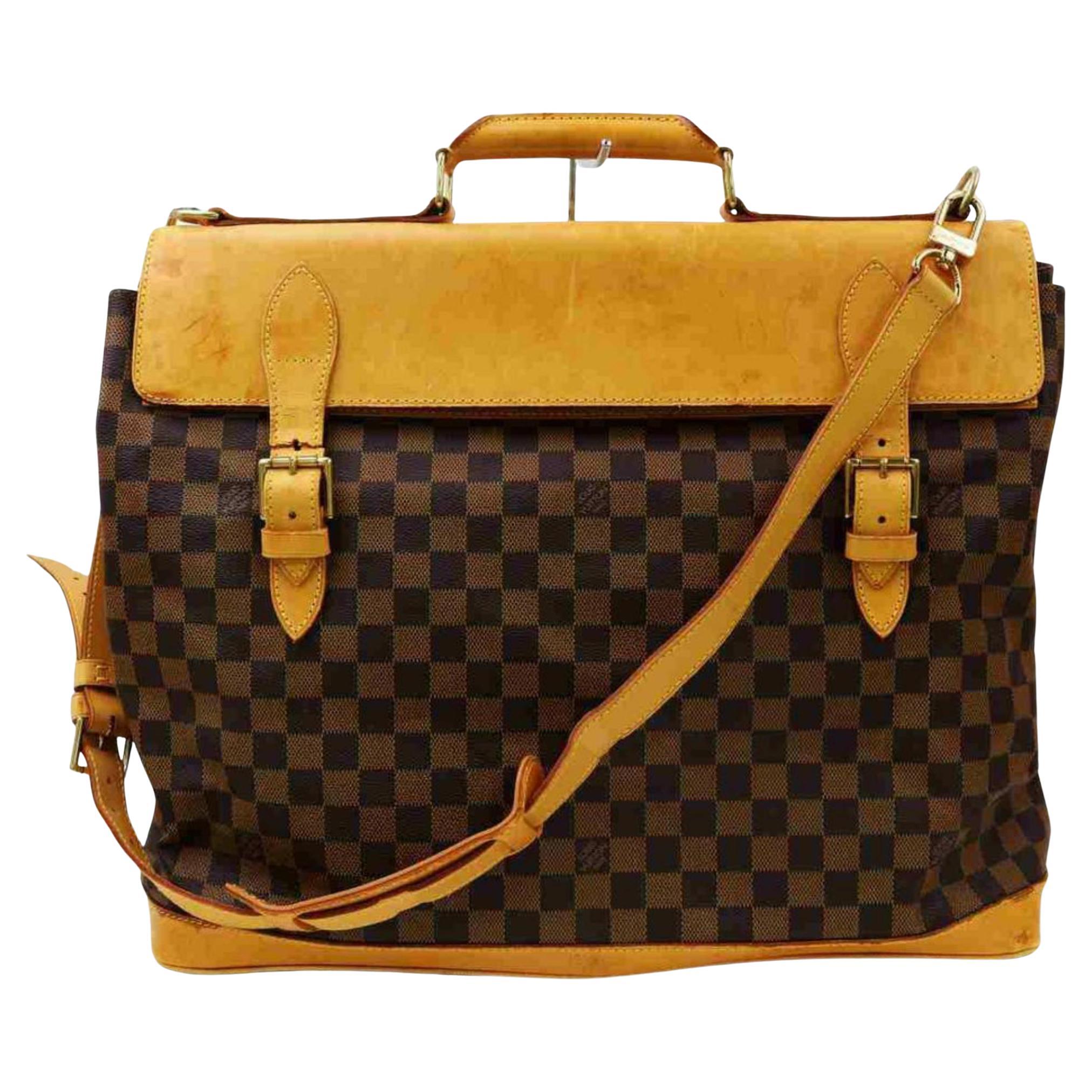 Louis Vuitton Damier Centenaire Clipper Bandouliere 2way Suitcase Luggage 7LVL12