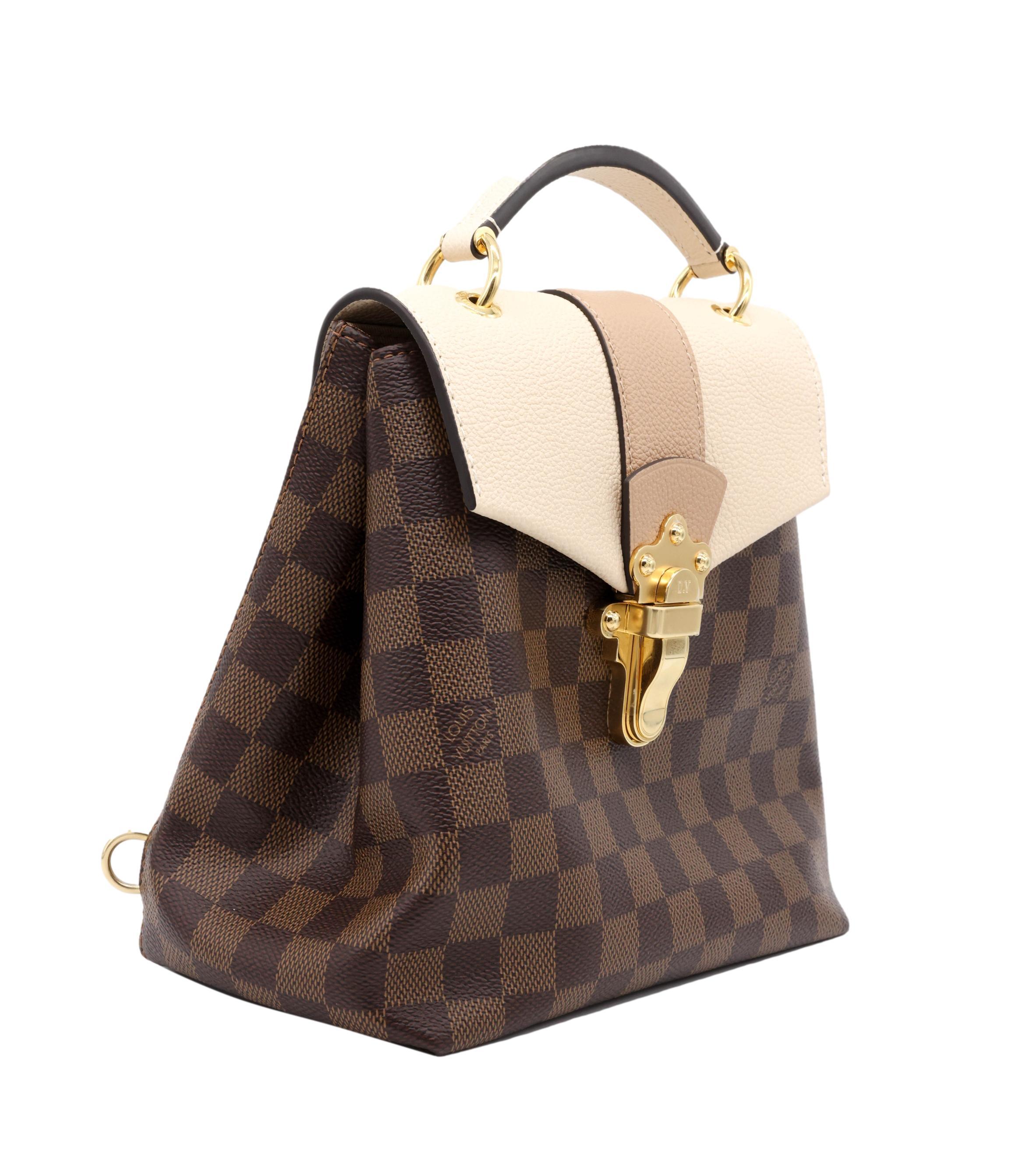 Louis Vuitton Damier Clapton Convertible Backpack Top Handle Shoulder Bag, 2018. The brand new 