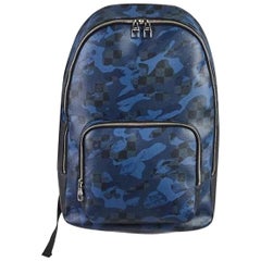 Louis Vuitton Damier Cobalt Camouflage Andy 3lva1020 Black X Navy Blue Backpack