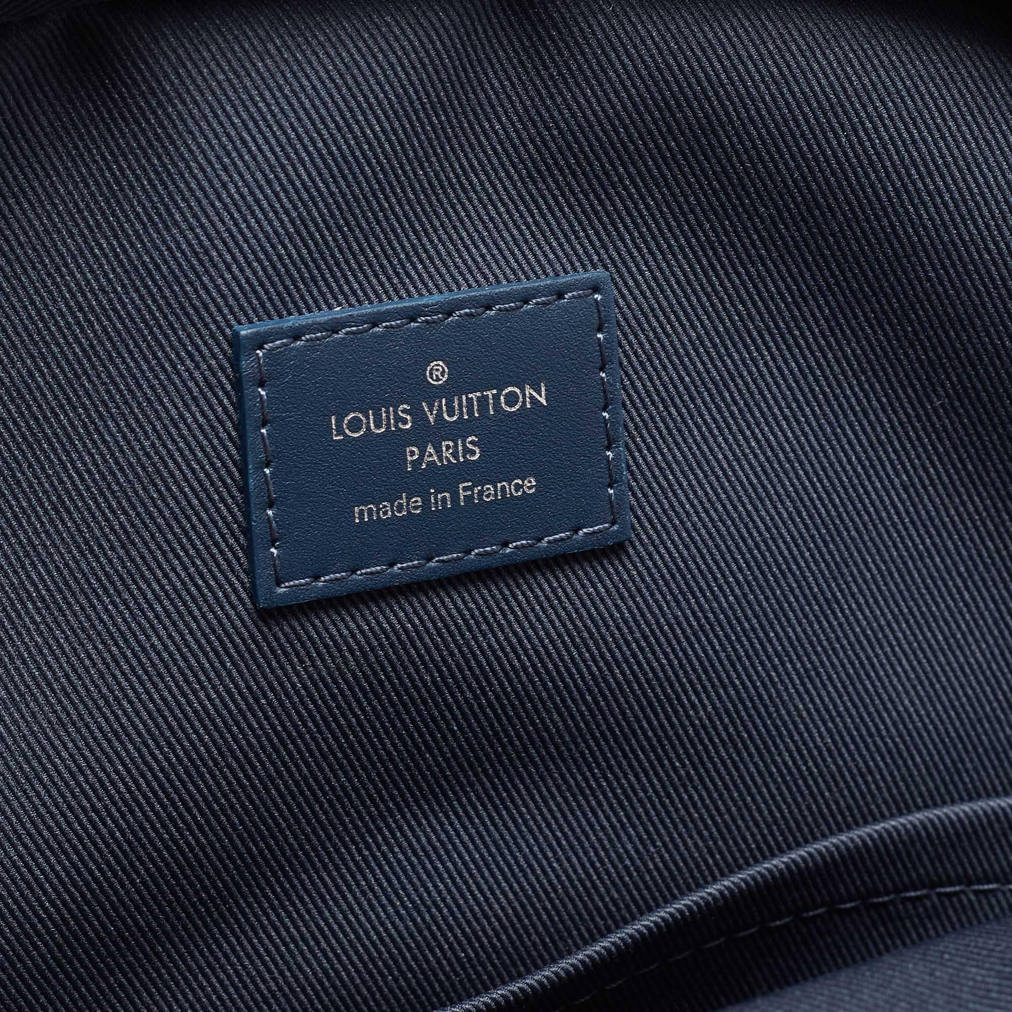Louis Vuitton Damier Cobalt Canvas and Blue Sapphire Damier Infini Avenue Bag 5
