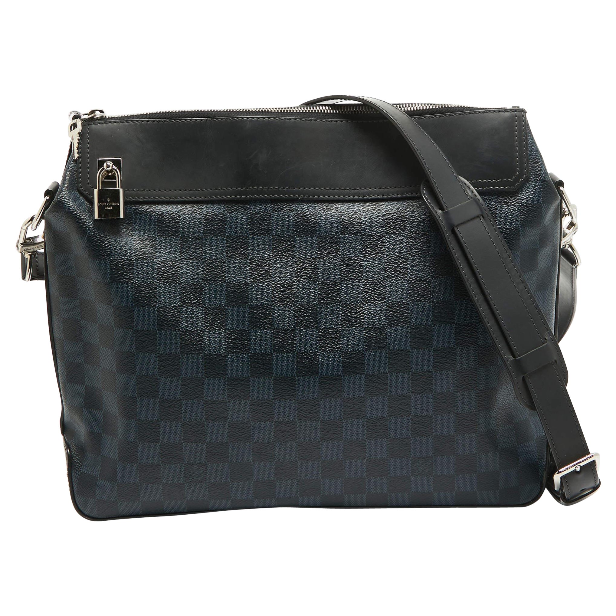 Louis Vuitton Damier Cobalt Canvas Greenwich Messenger Bag