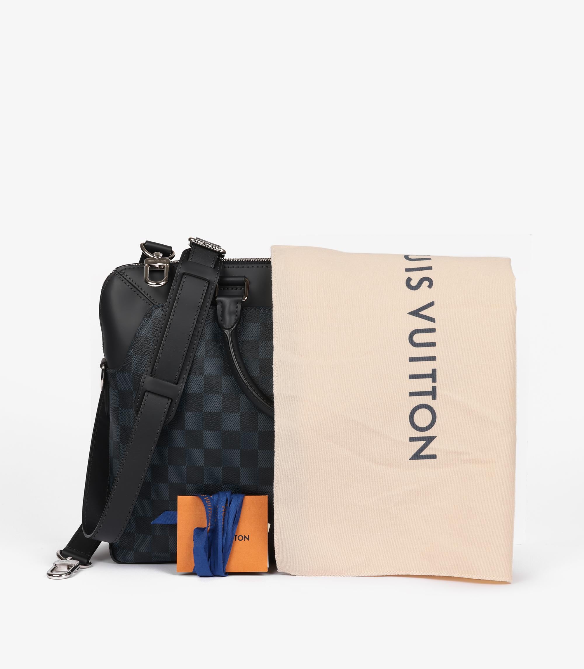 Louis Vuitton Damier Cobalt Coated Canvas Oliver Porte Dokumente im Angebot 5