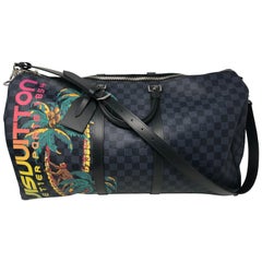 Louis Vuitton Damier Cobalt Jungle Keepall 