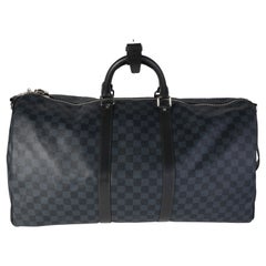 Louis Vuitton Damier Cobalt Keepall Bandoulière 55
