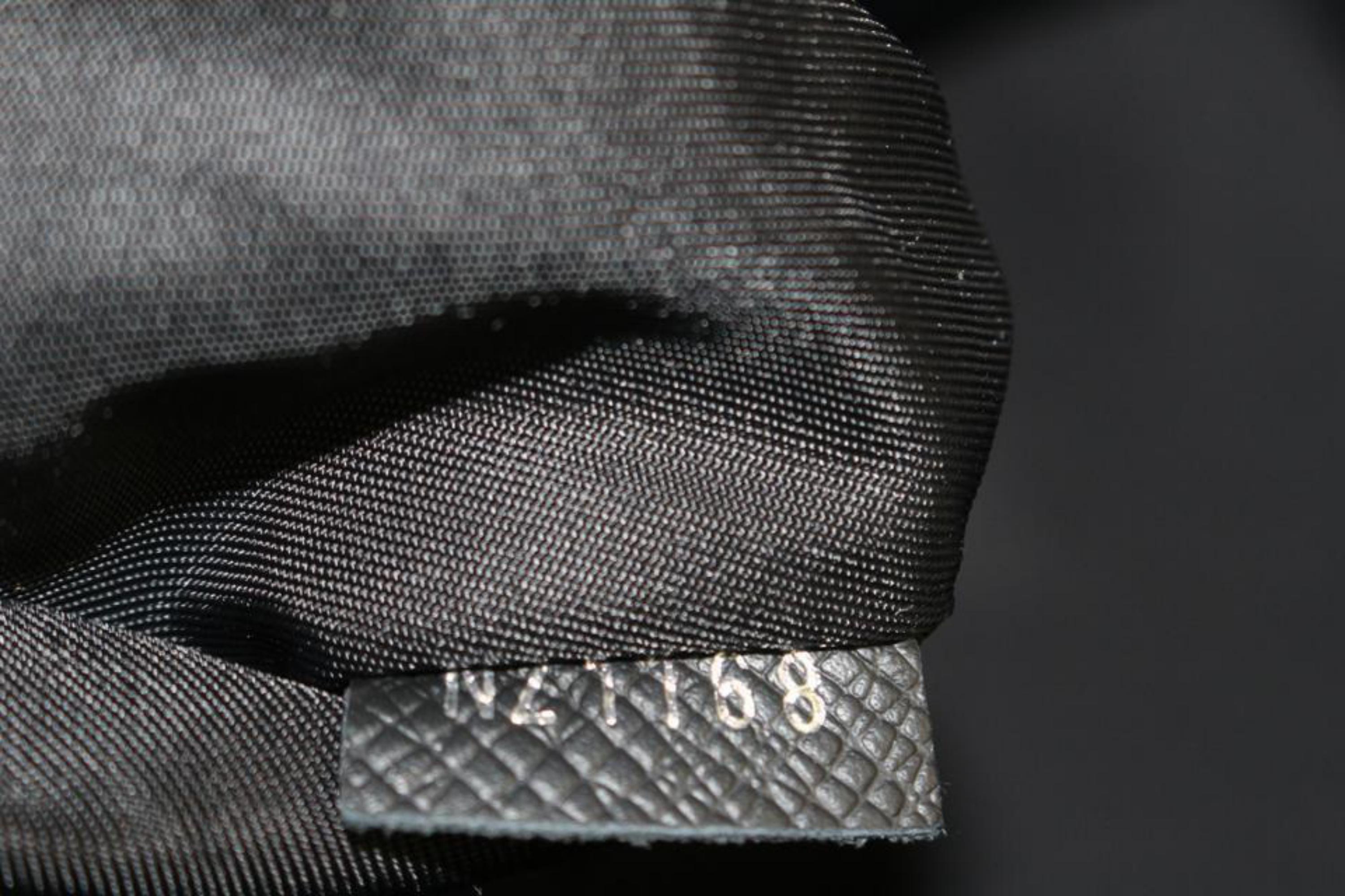 Damier Kobaltfarbene Polochon-Duffle Bag von Louis Vuitton 1L26a im Angebot 6
