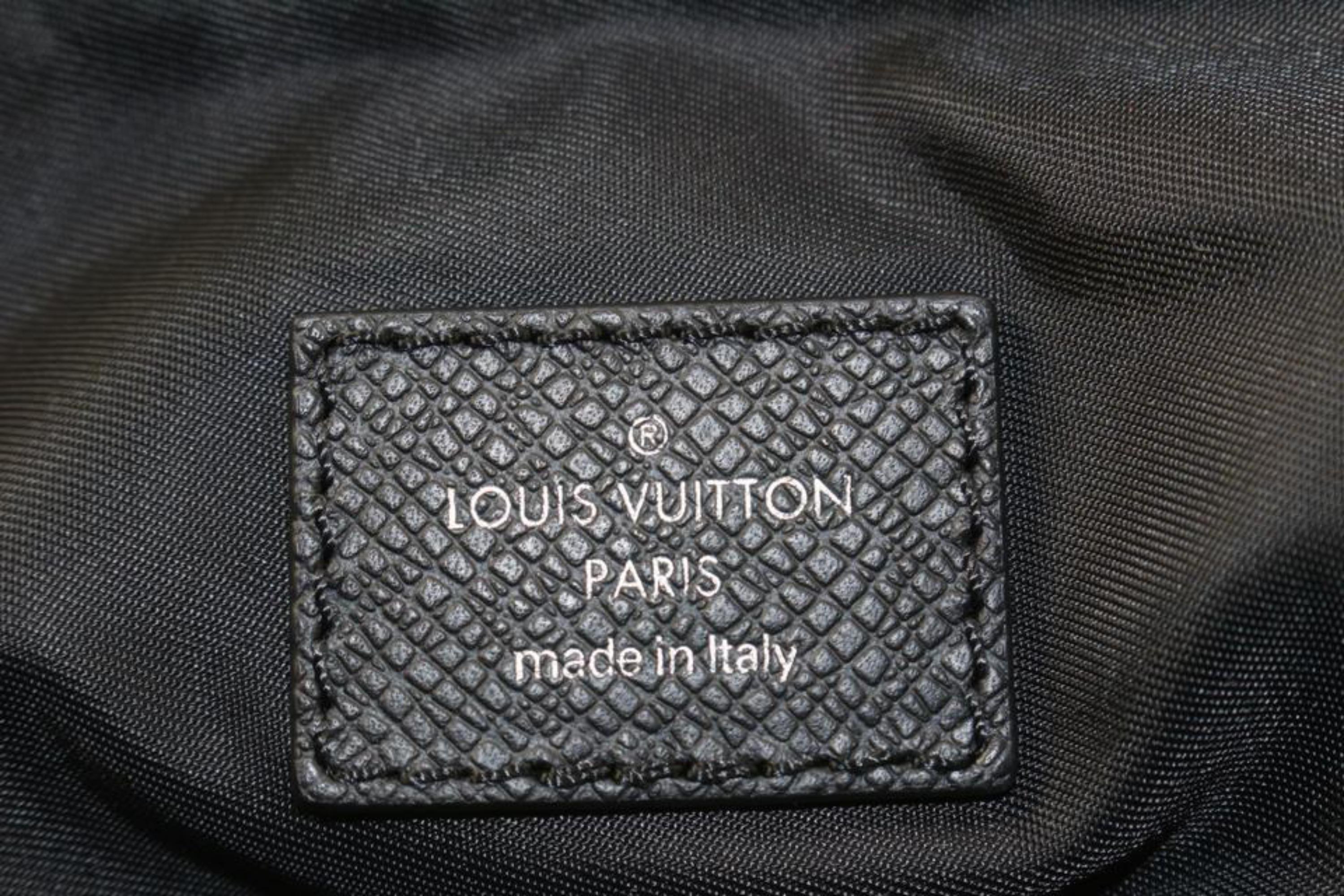 Damier Kobaltfarbene Polochon-Duffle Bag von Louis Vuitton 1L26a im Angebot 1