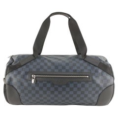 Louis Vuitton Damier Cobalt Matchpoint Polochon Duffle Bag 1L26a