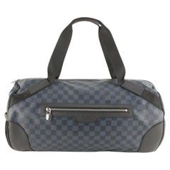Louis Vuitton Damier Cobalt Matchpoint Polochon Duffle Bag 88lk826s