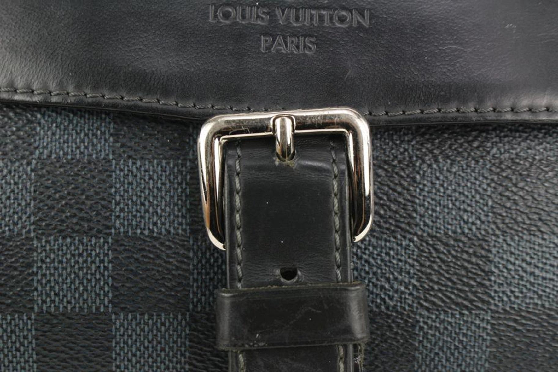 Louis Vuitton Damier Cobalt Newport PM Messenger Crossbody Bag 910lv90 6