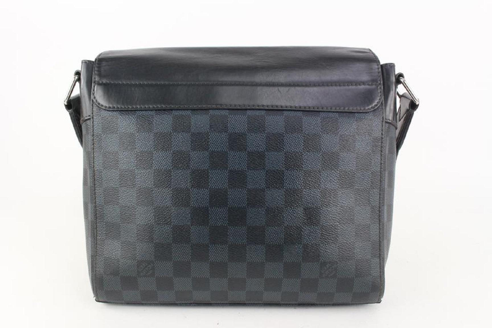 Louis Vuitton Damier Cobalt Newport PM Messenger Crossbody Bag 910lv90 1