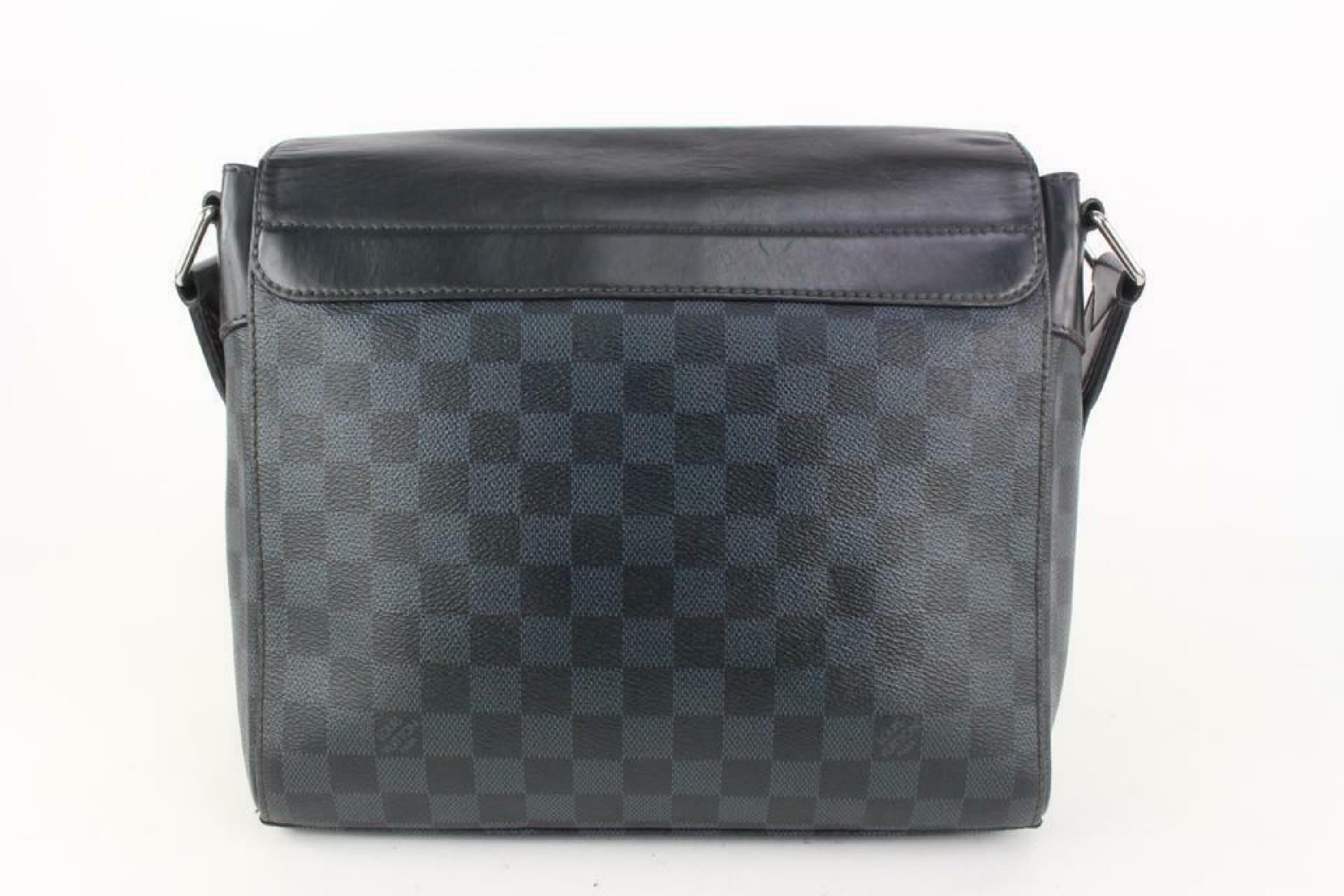 Louis Vuitton Damier Cobalt Newport PM Messenger Crossbody Bag 910lv90 For Sale 4