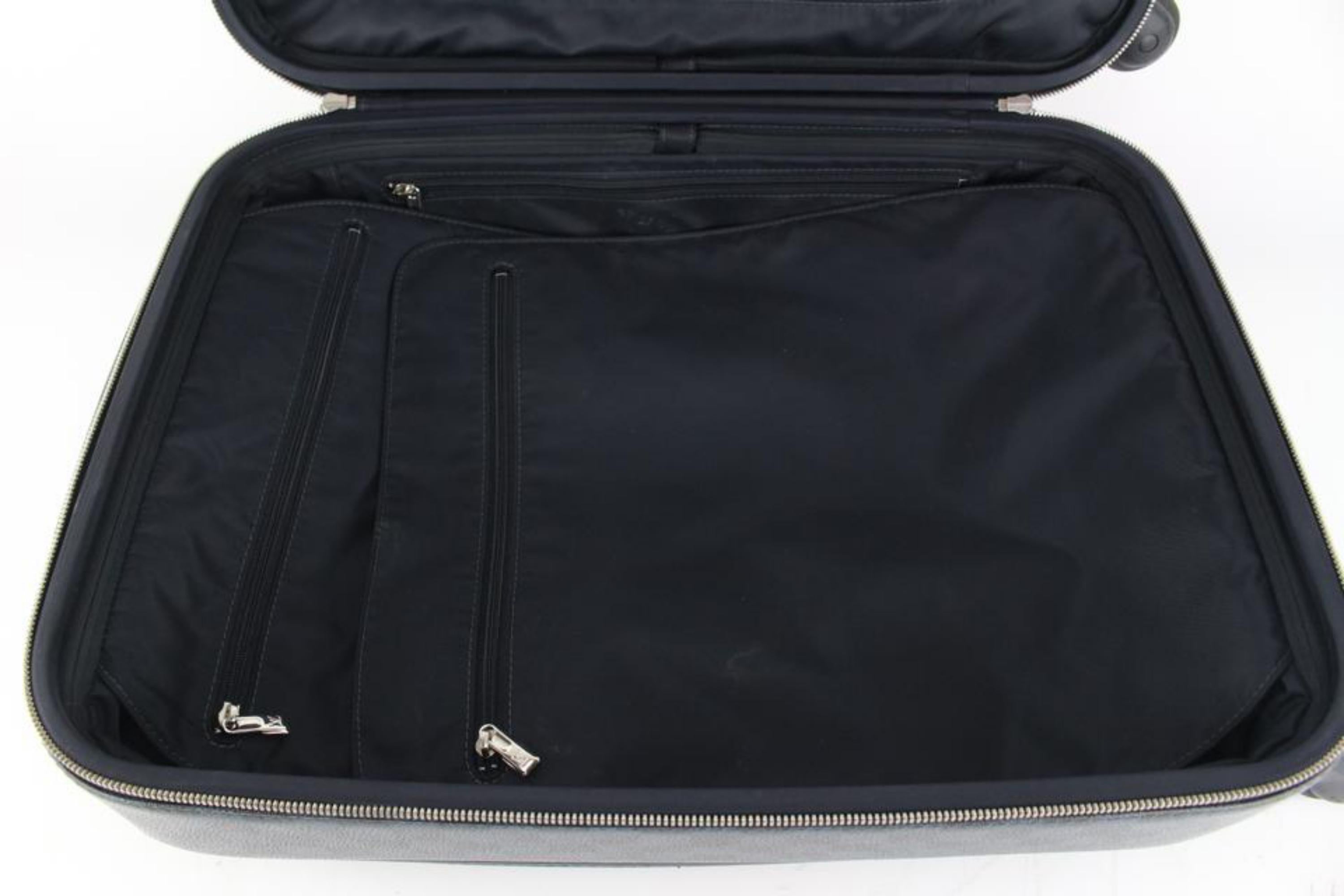 Louis Vuitton Damier Kobalt Zephyr Rolling Luggage Trolley Suitcase 26lz531s im Angebot 4