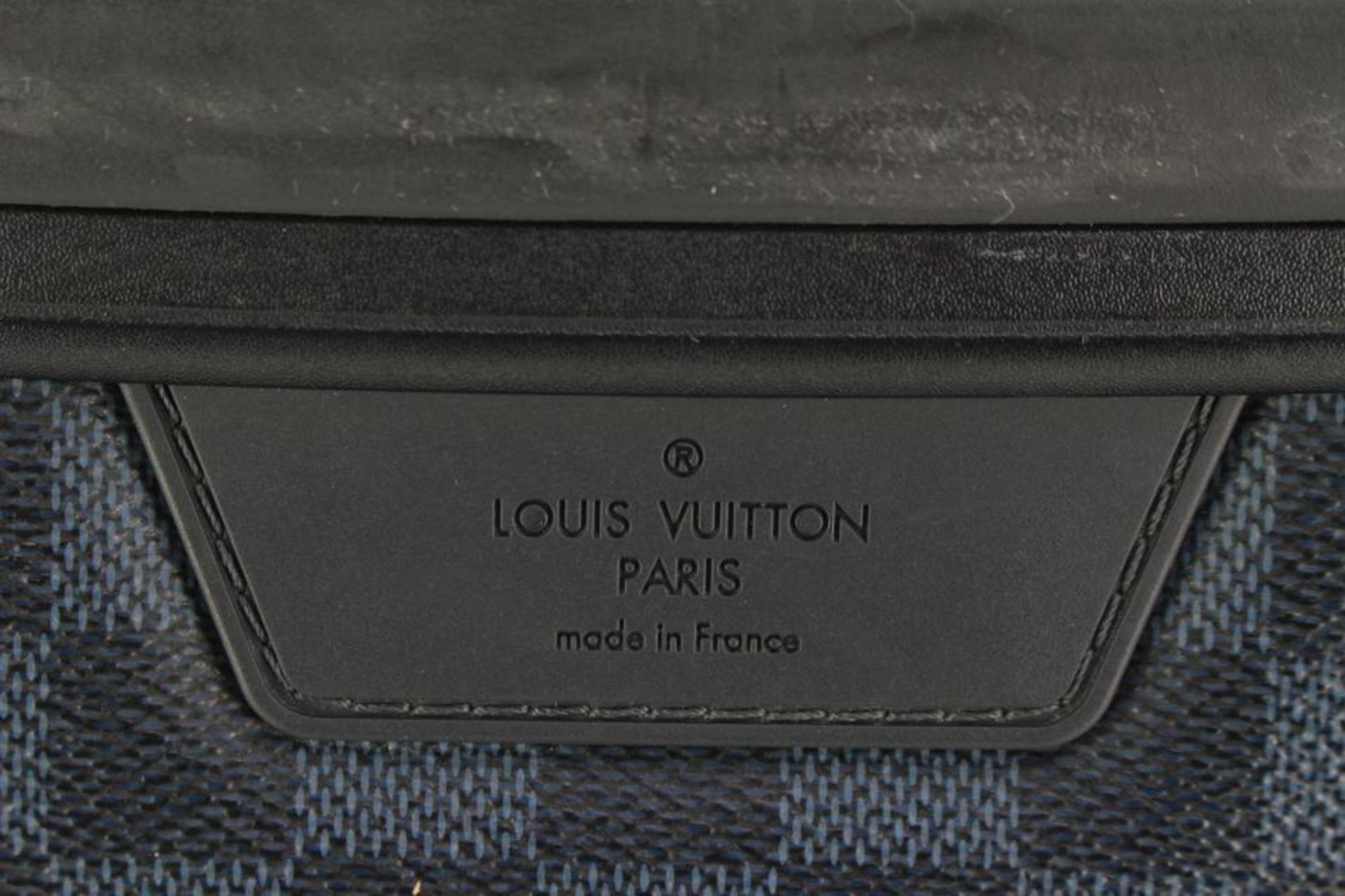Louis Vuitton Damier Kobalt Zephyr Rolling Luggage Trolley Suitcase 26lz531s im Angebot 5