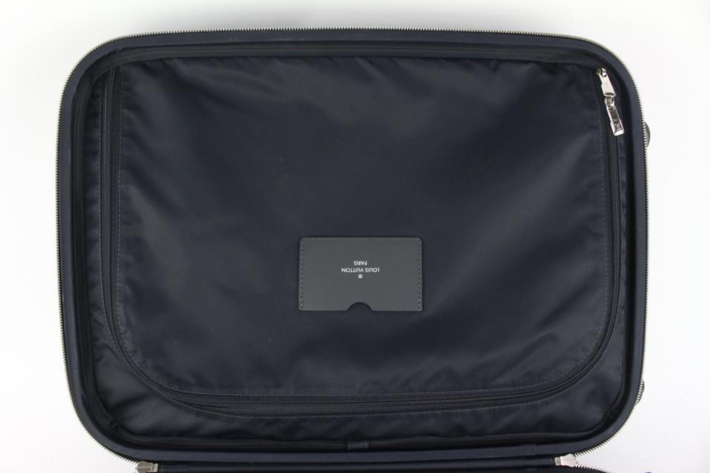 Gray Louis Vuitton Damier Cobalt Zephyr Rolling Luggage Trolley Suitcase 26lz531s For Sale