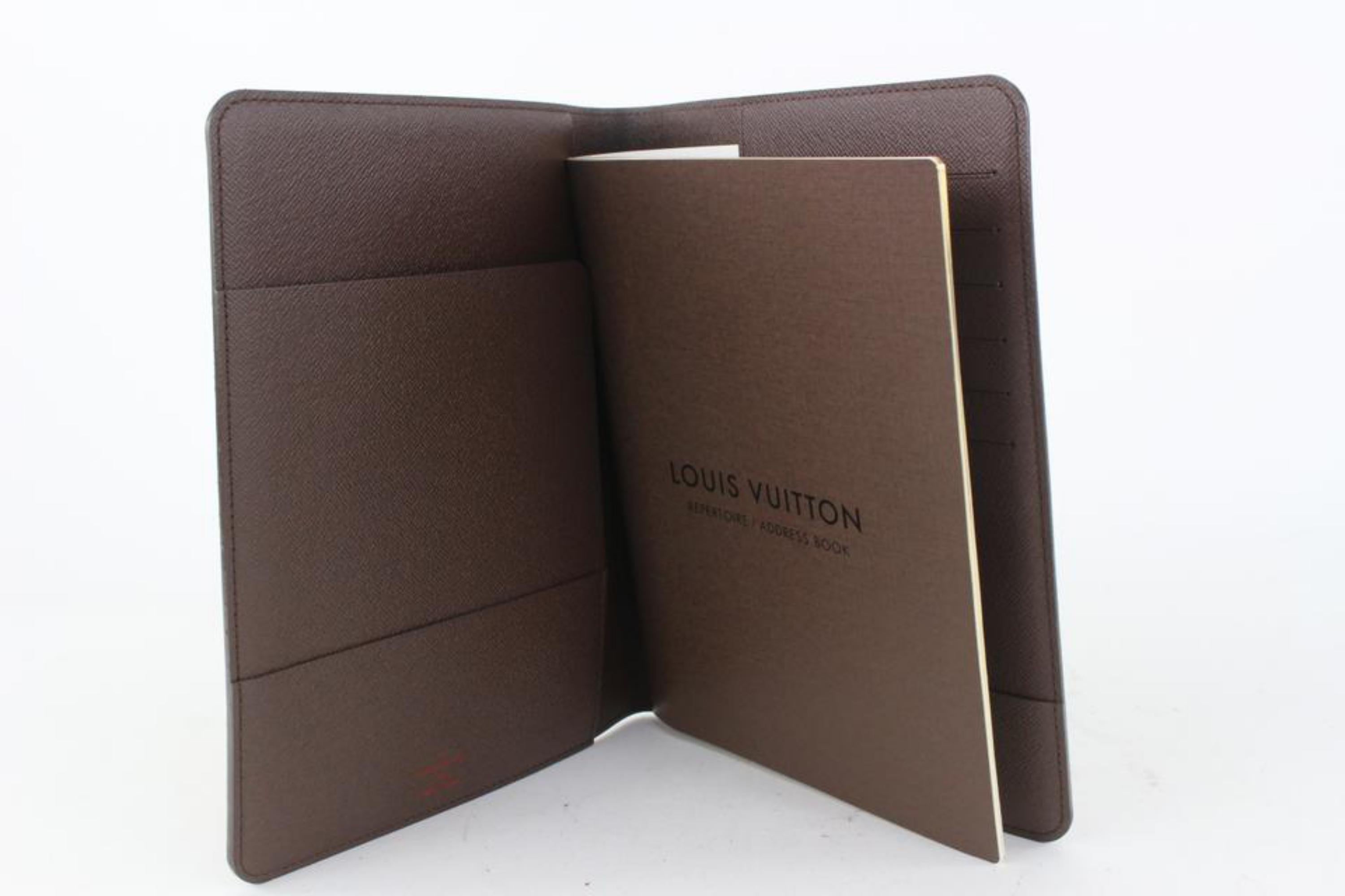 Louis Vuitton Leather Wallet, Leather Address Book Auction