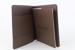 Louis Vuitton Damier Ebene A5 Notebook Cover Folder Address Book 104lv38