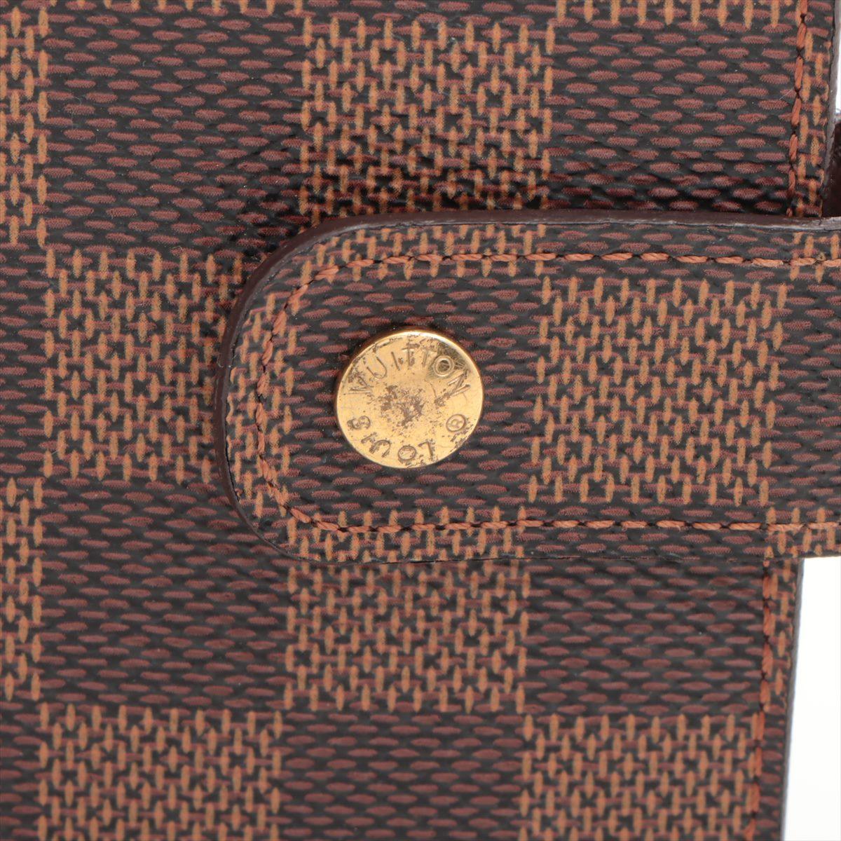 Louis Vuitton Damier Ebene Agenda MM Notebook Cover For Sale 3