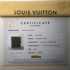 Louis Vuitton Damier Ebene Agenda MM Planner