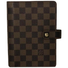 Louis Vuitton Damier Ebene Agenda MM Planner
