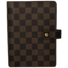  Louis Vuitton Damier Ebene Agenda MM Planner