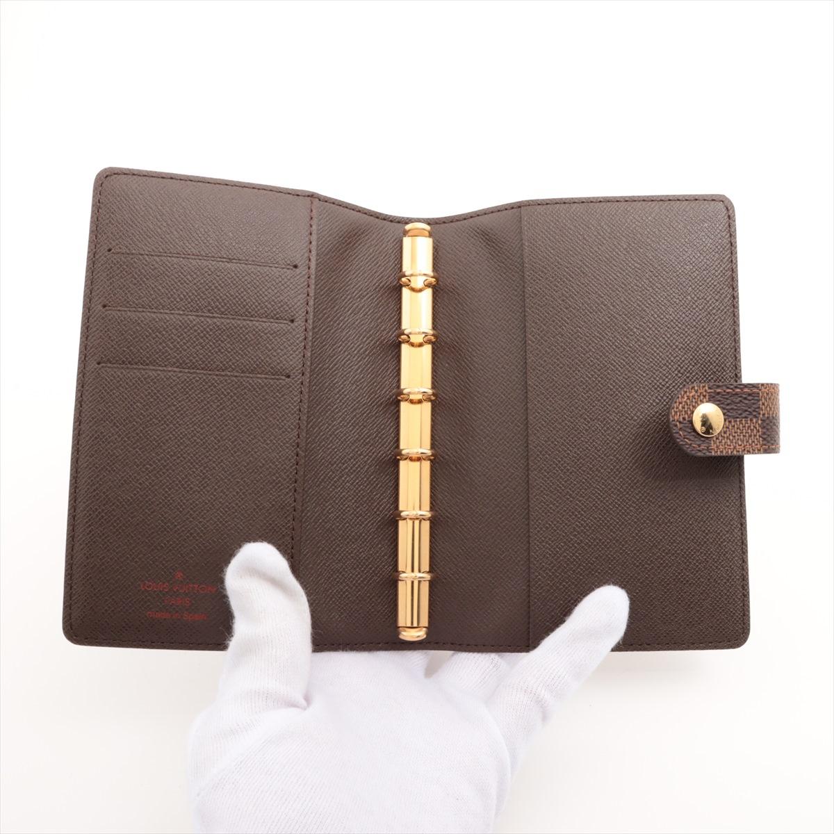 Louis Vuitton Damier Ebene Agenda PM In Good Condition For Sale In Humacao, PR