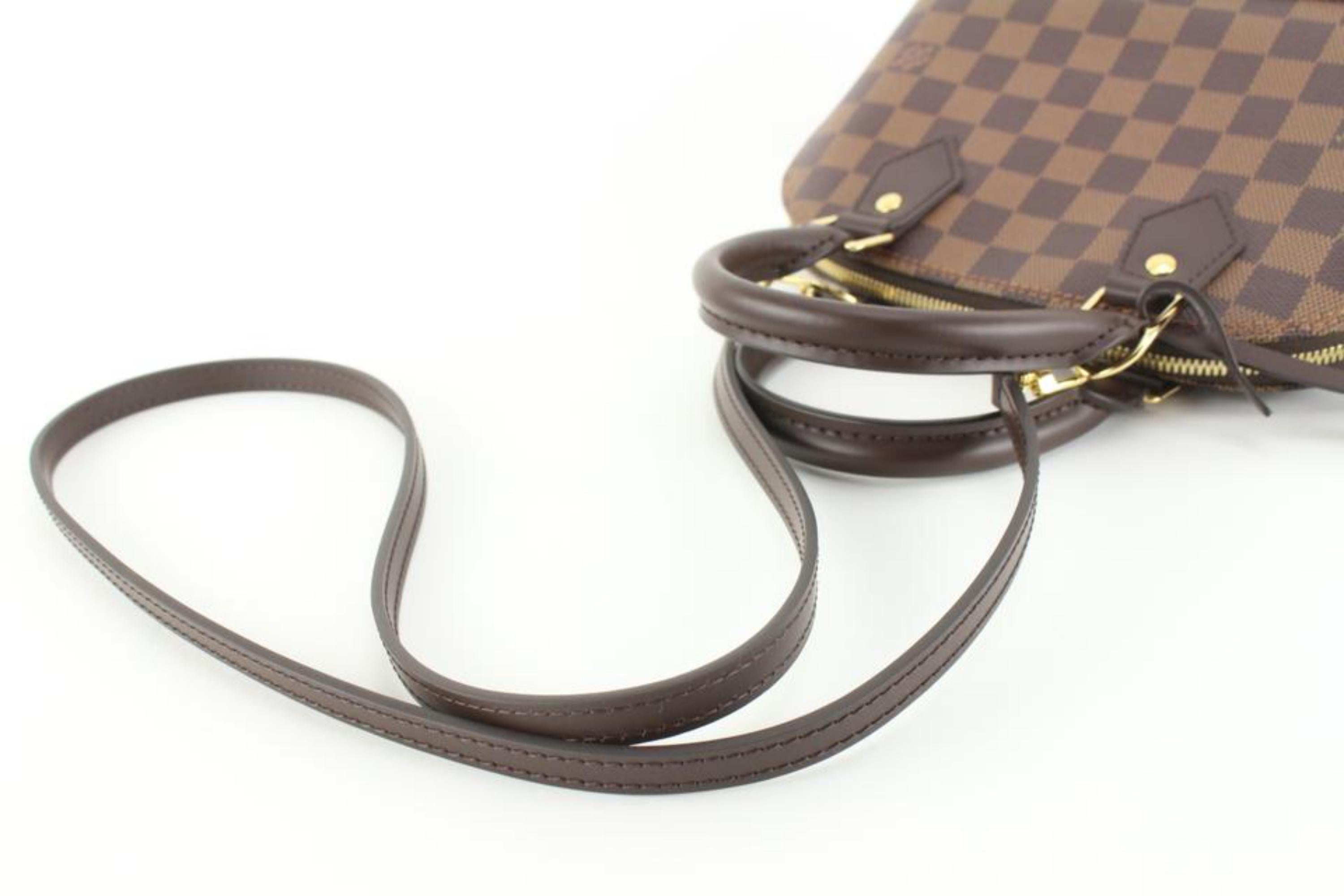 Louis Vuitton Damier Ebene Alma BB Crossbody with Strap 82lv85s In New Condition In Dix hills, NY