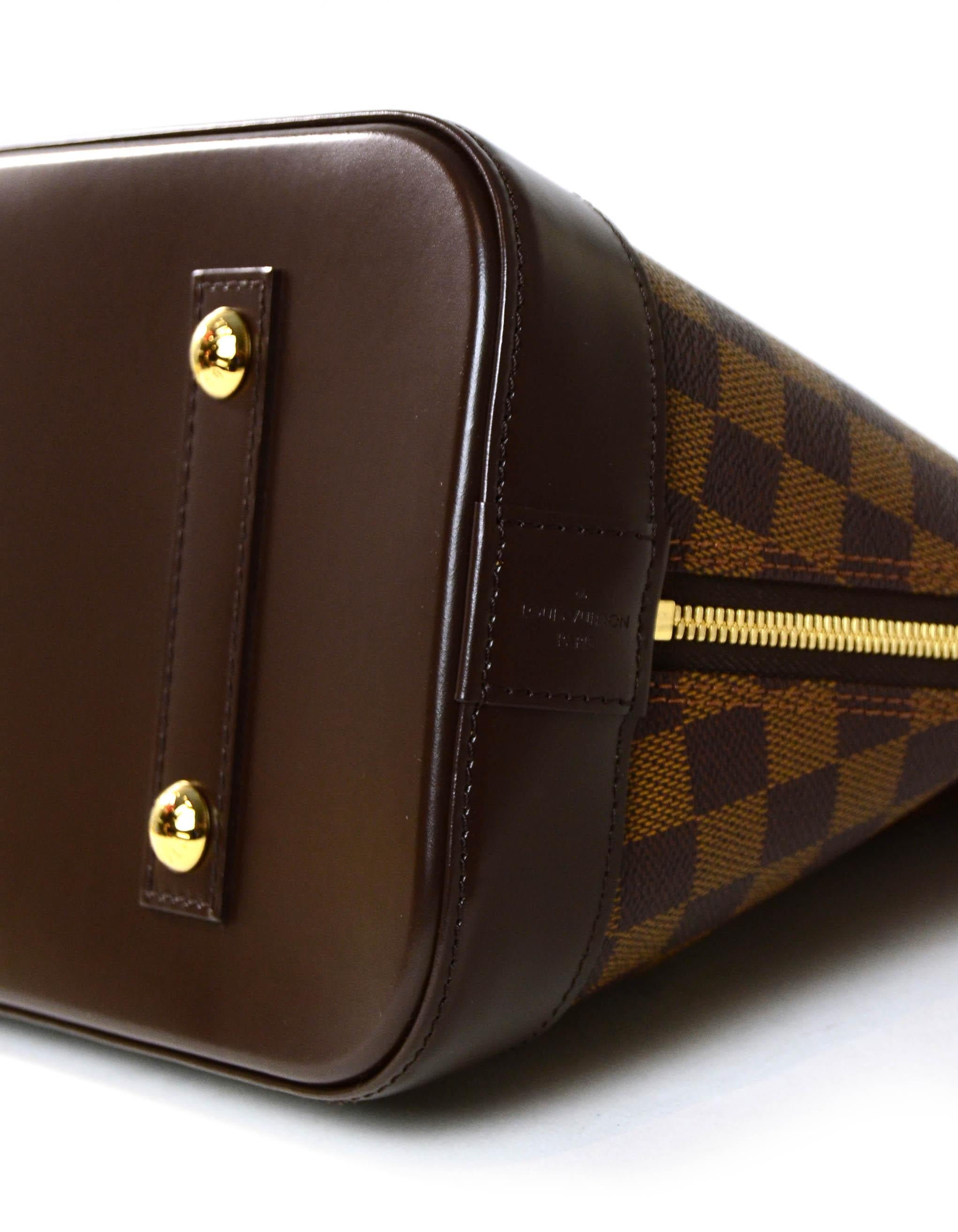 Women's or Men's Louis Vuitton Damier Ebene Alma MM Bag w/ Box & Dustbag rt. $2, 000