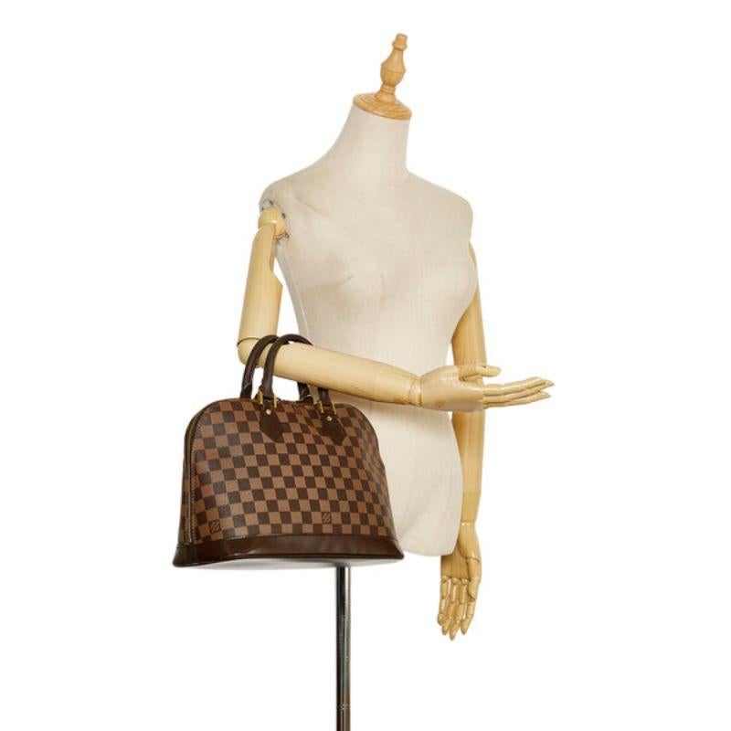 Louis Vuitton Damier Ebene Alma MM Handbag 2