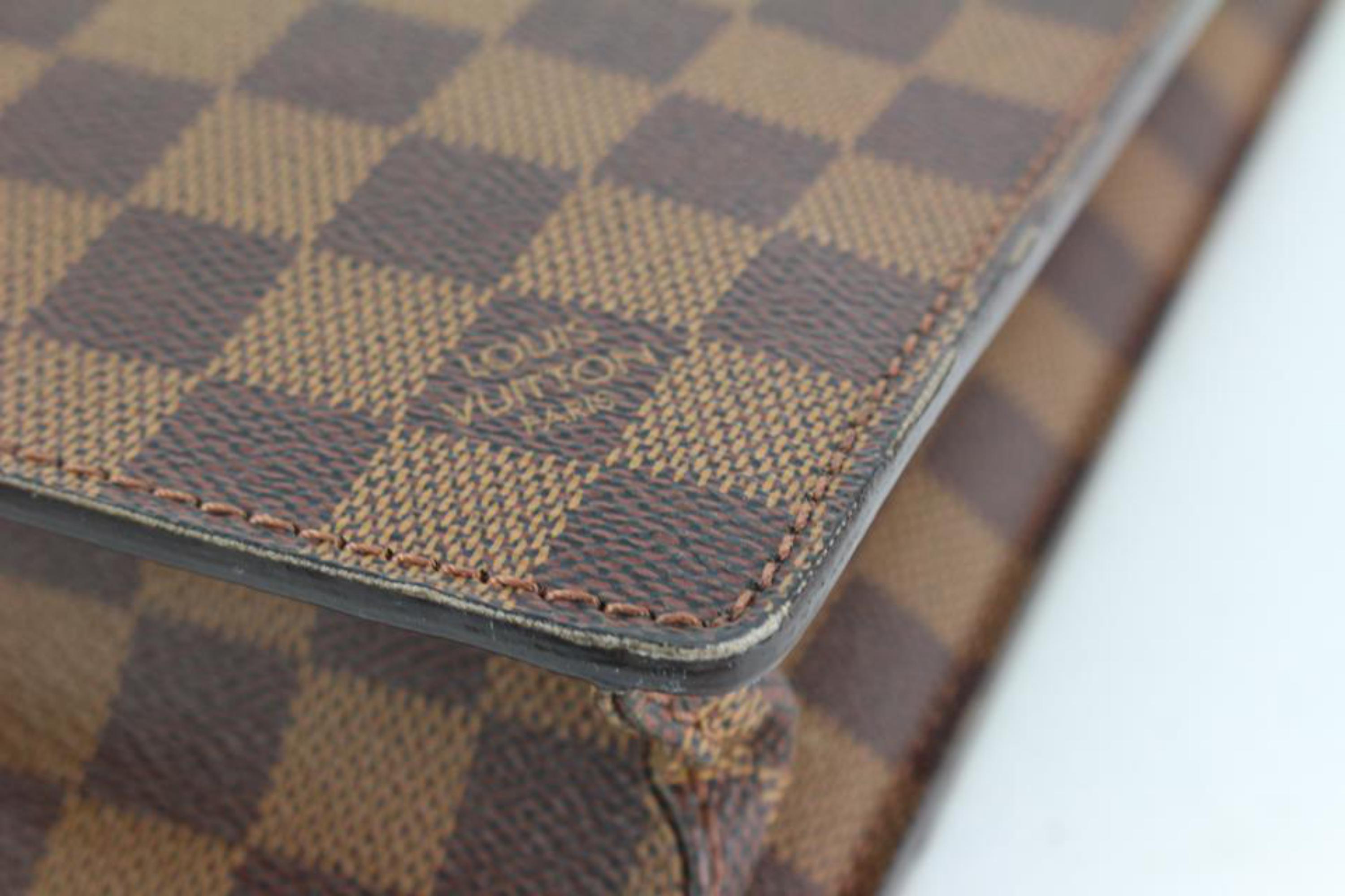 Brown Louis Vuitton Damier Ebene Altona PM Briefcase Attache 47lz428s