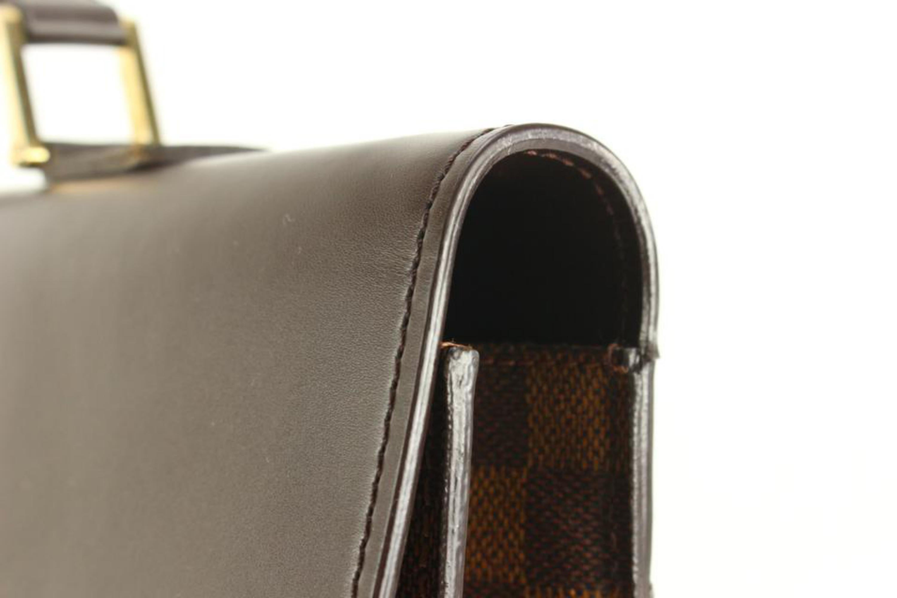 Women's Louis Vuitton Damier Ebene Altona PM Briefcase Attache 47lz428s