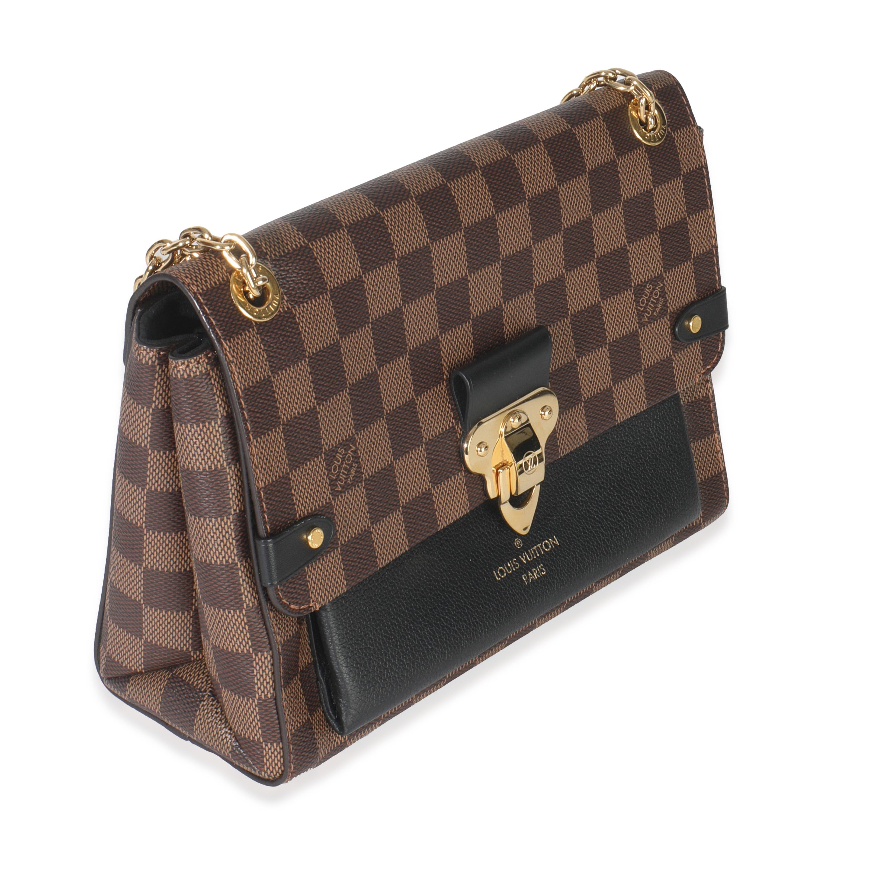Noir Louis Vuitton Damier Ebene et Black Vavin PM en vente