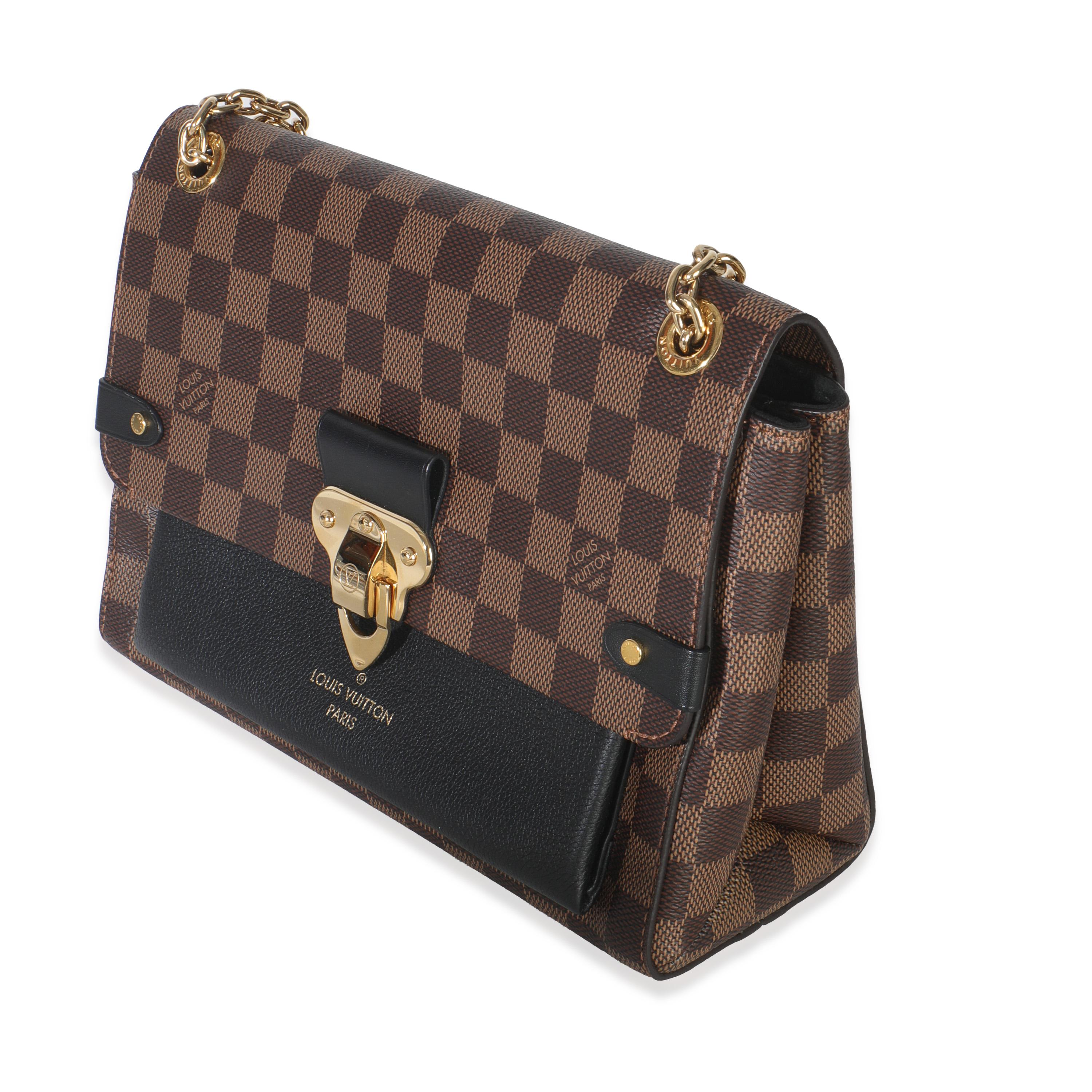 Louis Vuitton Damier Ebene et Black Vavin PM Excellent état - En vente à New York, NY