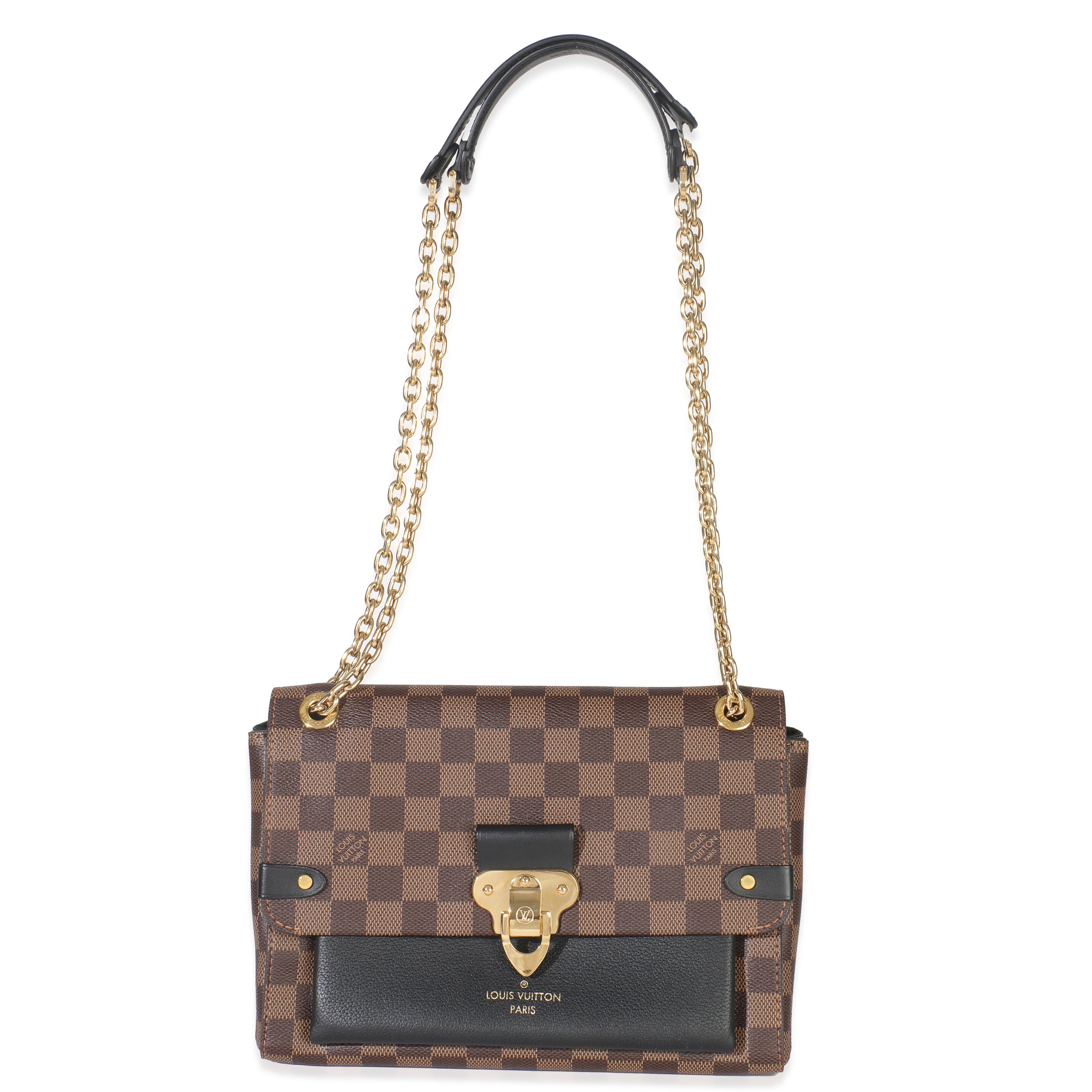 Louis Vuitton Damier Ebene et Black Vavin PM en vente 1