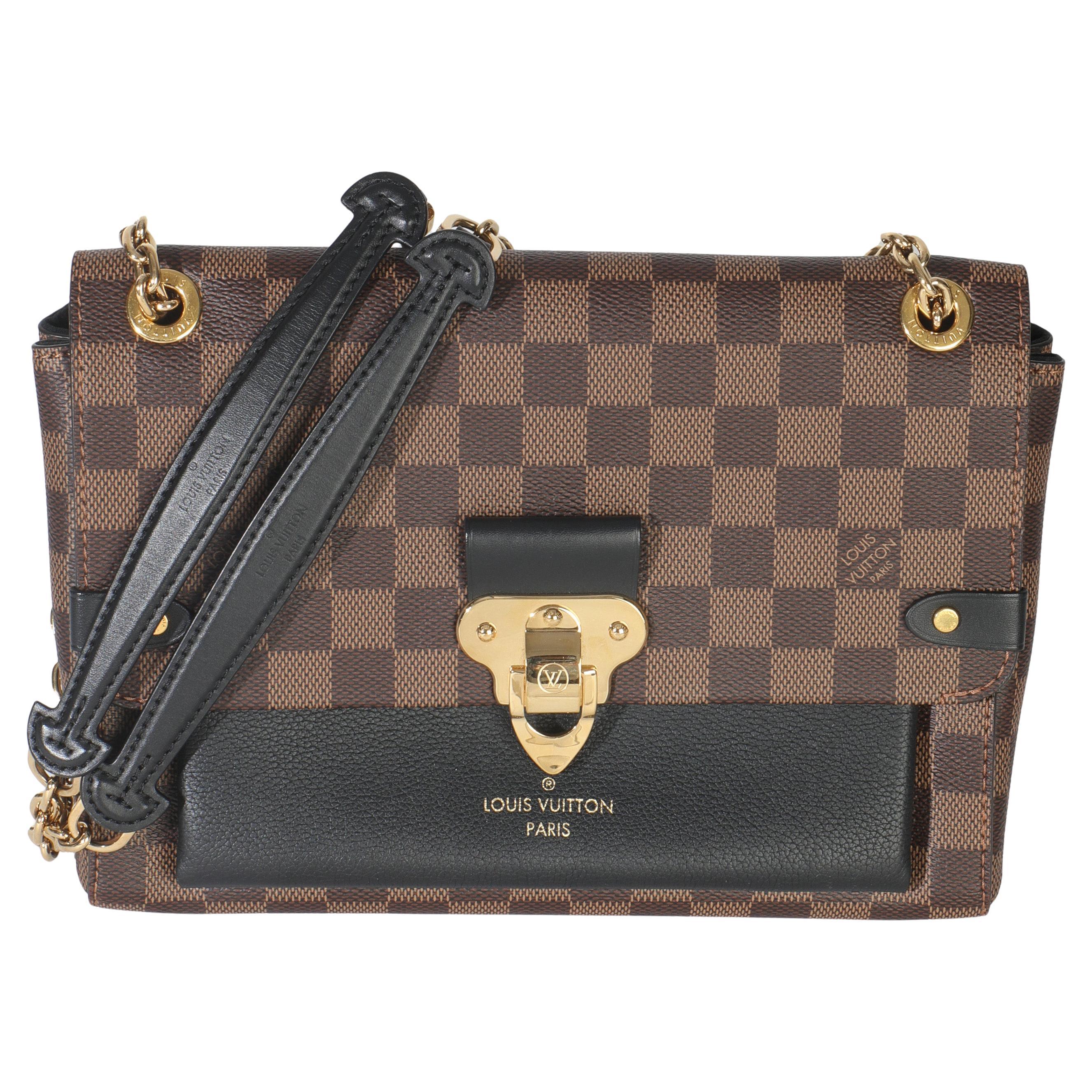 Louis Vuitton Damier Ebene et Black Vavin PM en vente