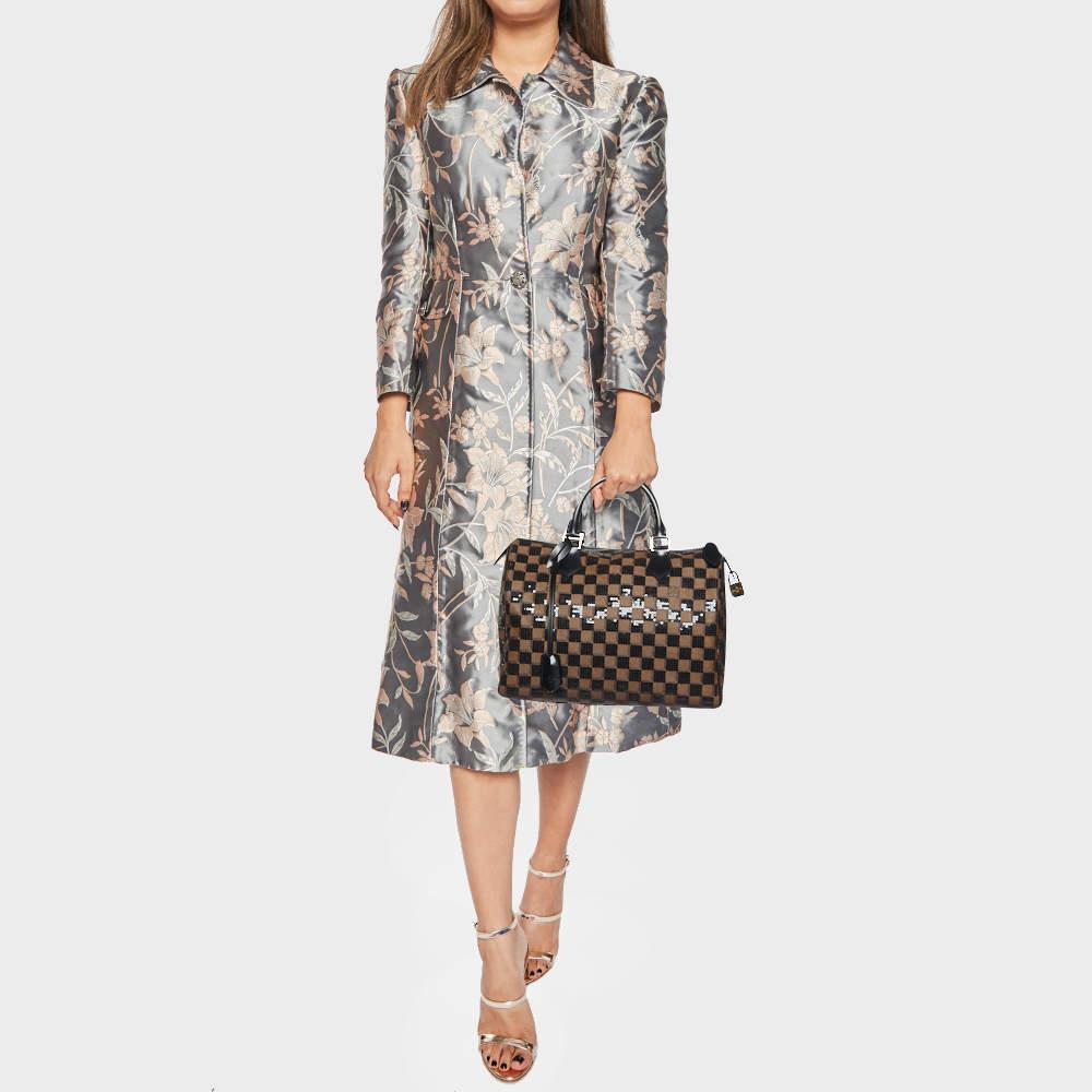 Bolso Louis Vuitton Damier Ebene y Lentejuelas Paillettes Edición Limitada Speedy 30 4