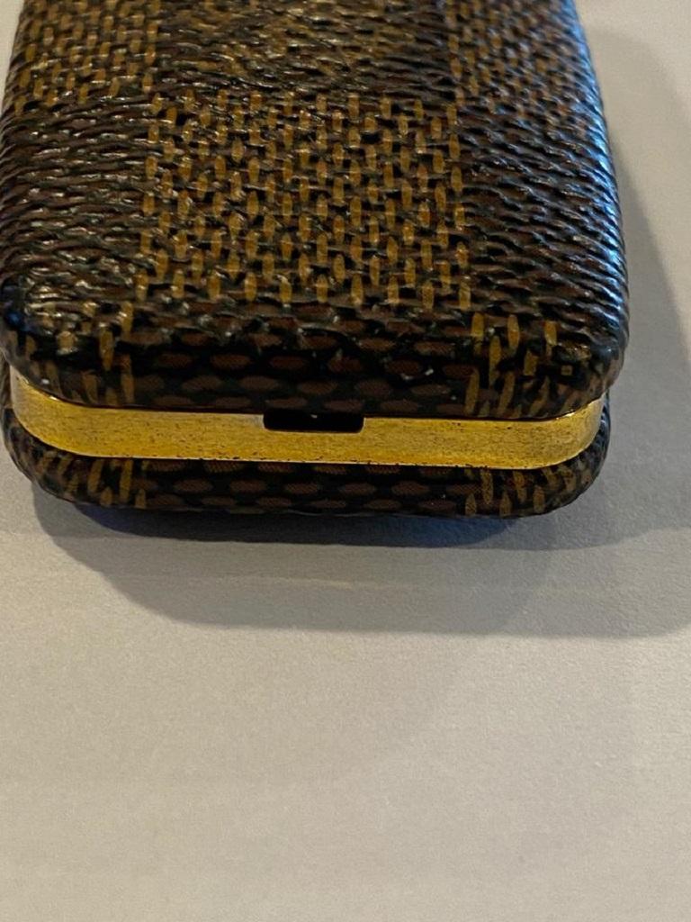 Louis Vuitton Damier Ebene AstroPill Key Holder Light KeyChain 861080 In Good Condition In Dix hills, NY