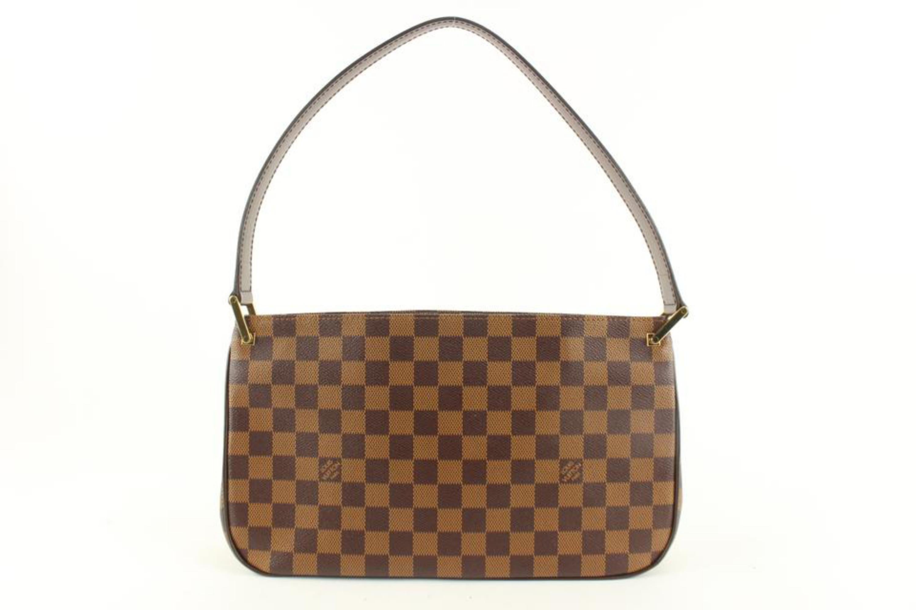 Louis Vuitton Damier Ebene Aubagne Pochette Shoulder Bag 1221lv21 In Excellent Condition For Sale In Dix hills, NY
