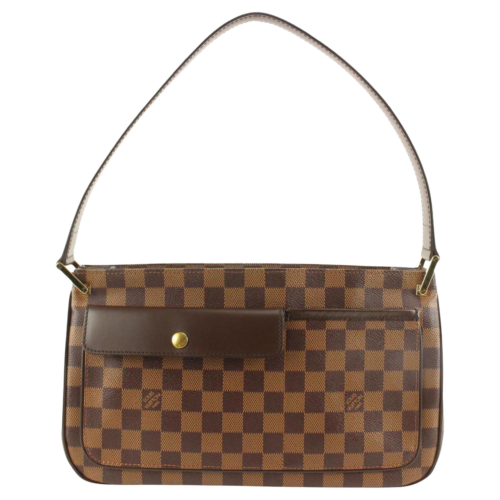 Louis Vuitton Damier Ebene Aubagne Pochette Shoulder Bag