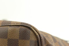 Louis Vuitton Damier Ebene Ballerine Neverfull MM Tote Bag with Pouch 73lv225s