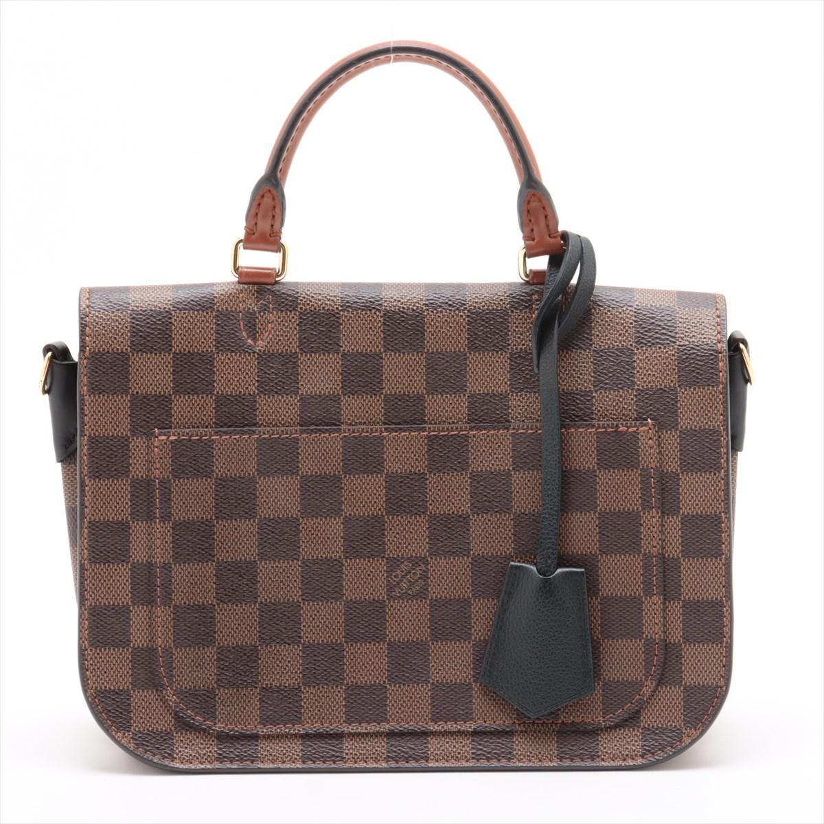 Gray Louis Vuitton Damier Ebene Beaumarchais