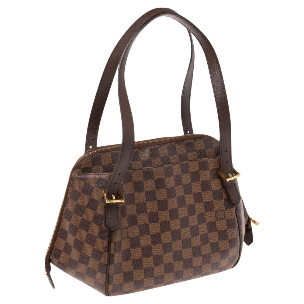 Louis Vuitton Damier Ebene Belem MM Bag In Good Condition In Dubai, Al Qouz 2