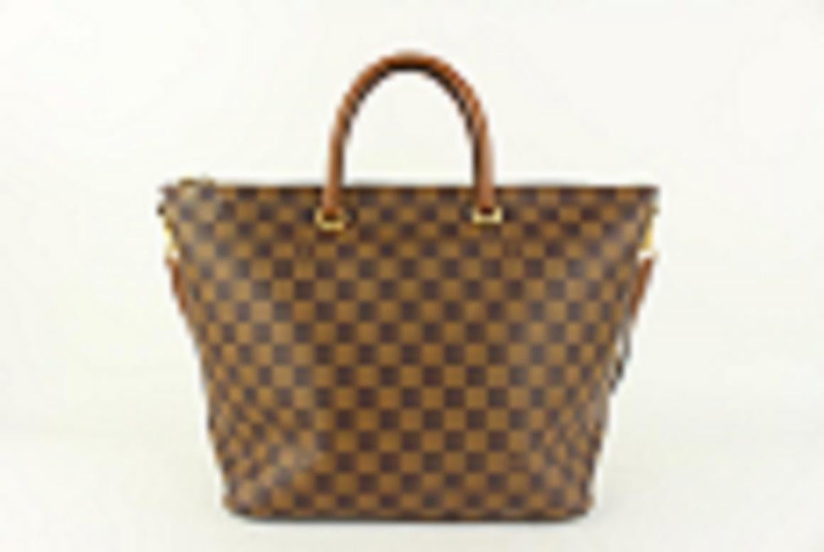 Louis Vuitton Damier Ebene Belmont 2way Zip Tote Bag with Strap 101lv5 1