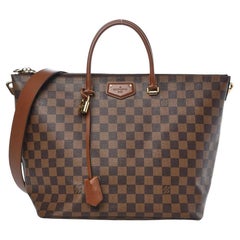Vintage Louis Vuitton Damier Ebene Belmont 2way Zip Tote Bag with Strap 101lv5