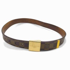 Louis Vuitton Damier Ebene Belt Ceinture Carre 860338