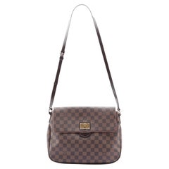 Vintage Louis Vuitton Damier Ebene Besace Rosebery Crossbody flap Bag 8LV712