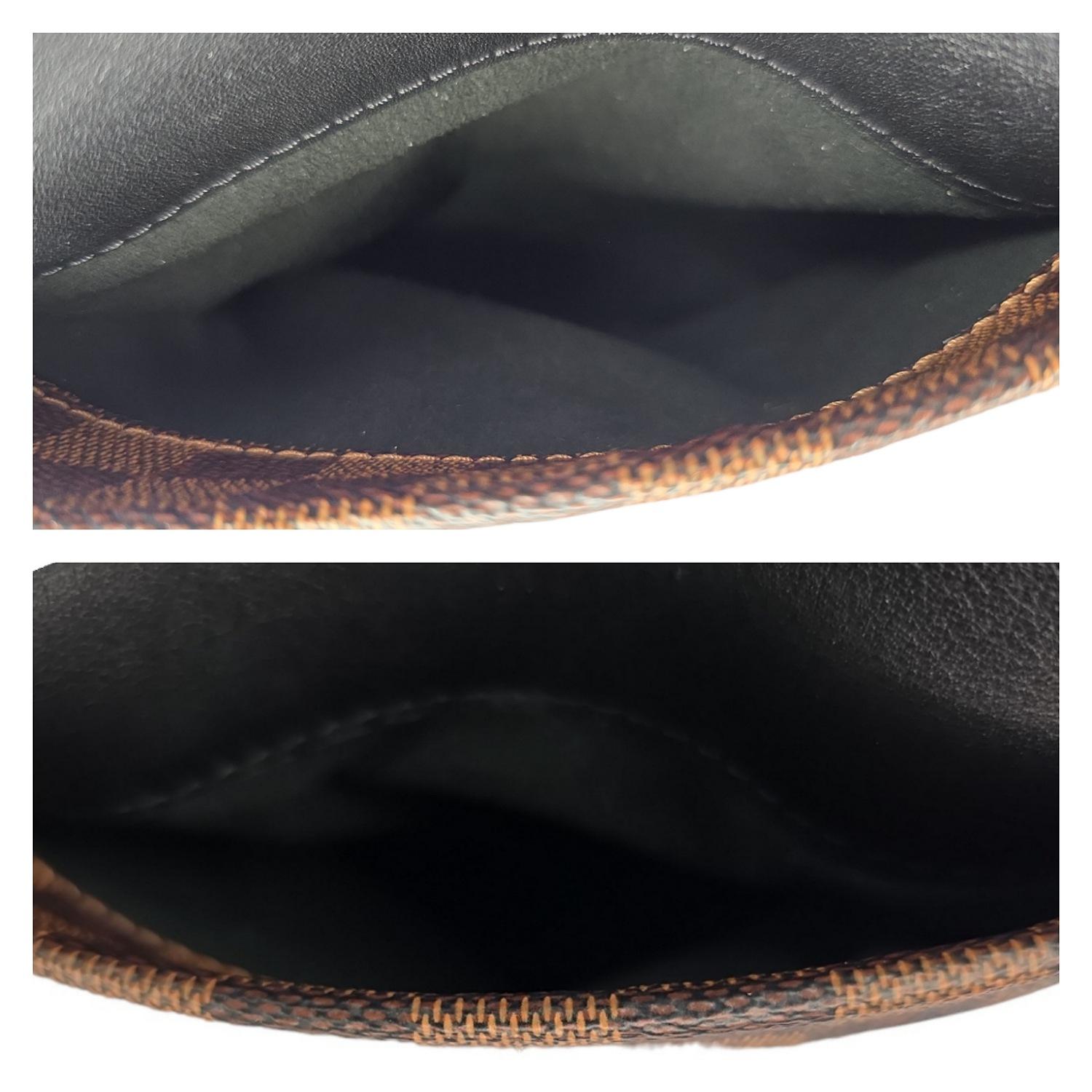 Louis Vuitton Damier Ebene Black Calfskin Maida Hobo 5