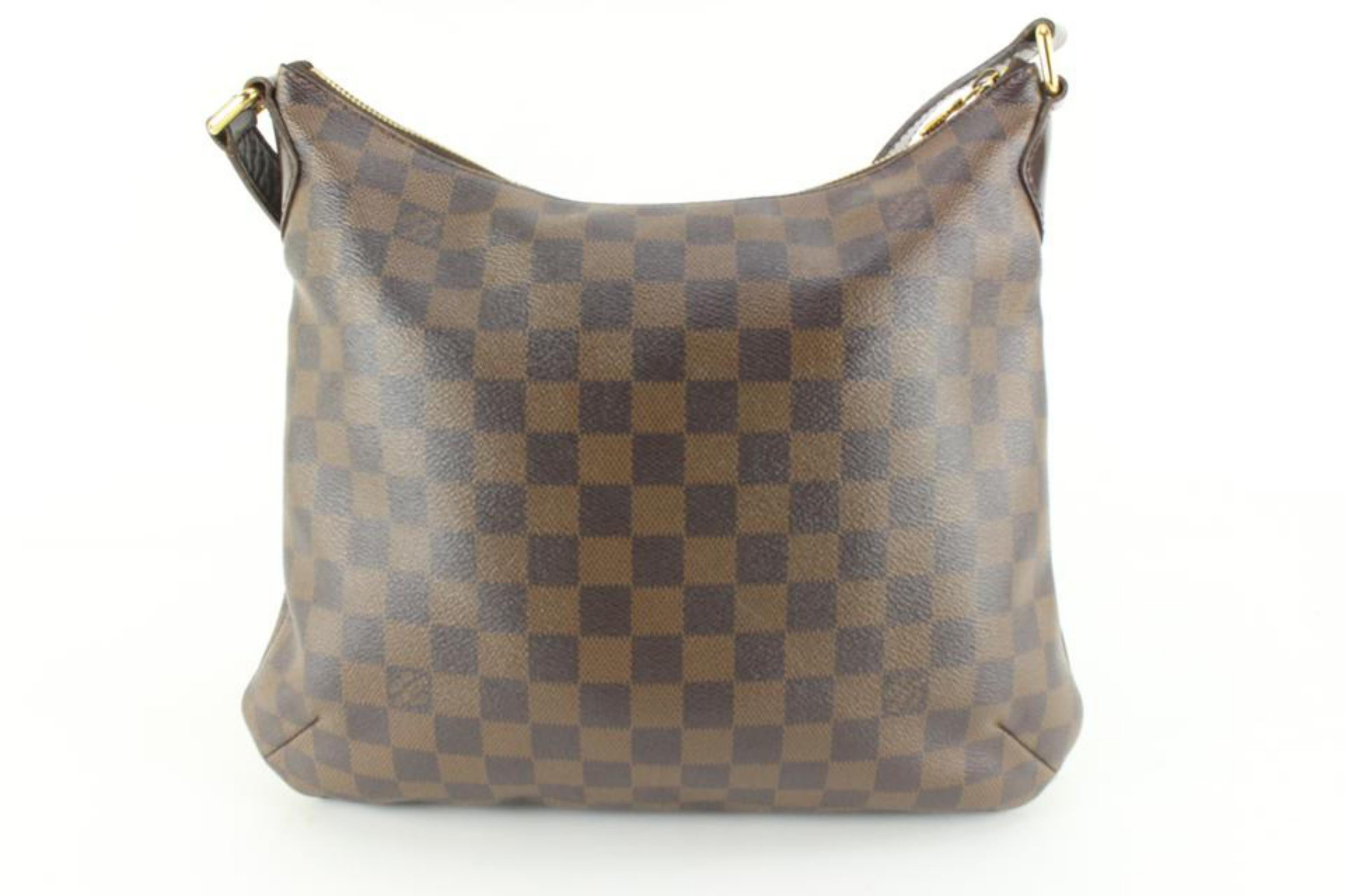 Gray Louis Vuitton Damier Ebene Bloomsbury PM Crossbody Bag 88lk817s