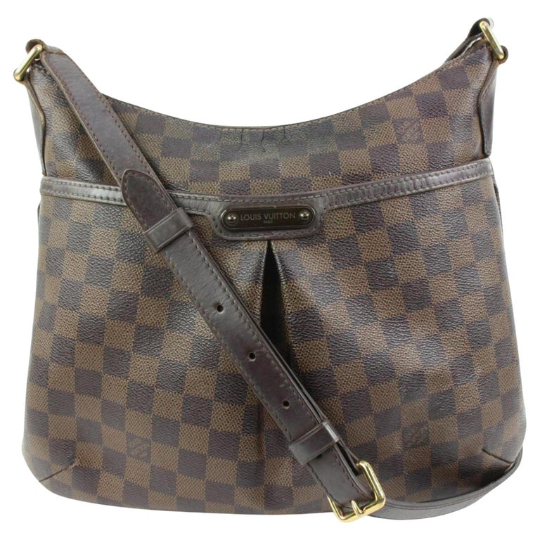 Louis Vuitton Damier Ebene Bloomsbury PM Crossbody Messenger 3L75a