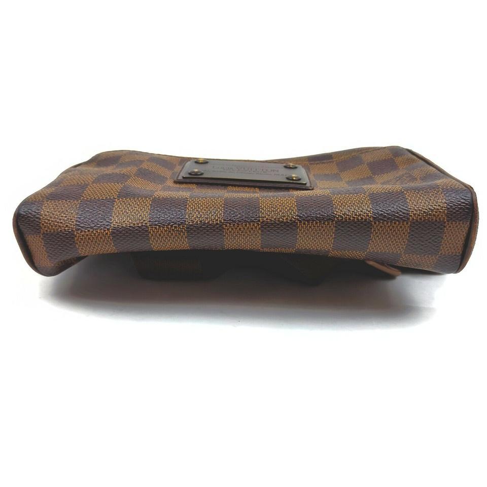 Brown Louis Vuitton Damier Ebene Brooklyn Bumbag Waist Pouch Fanny Pack Belt Bag For Sale